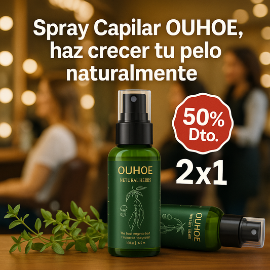 OUHOE – El spray que te devuelve el pelo OFERTA 2X1🔥🔥