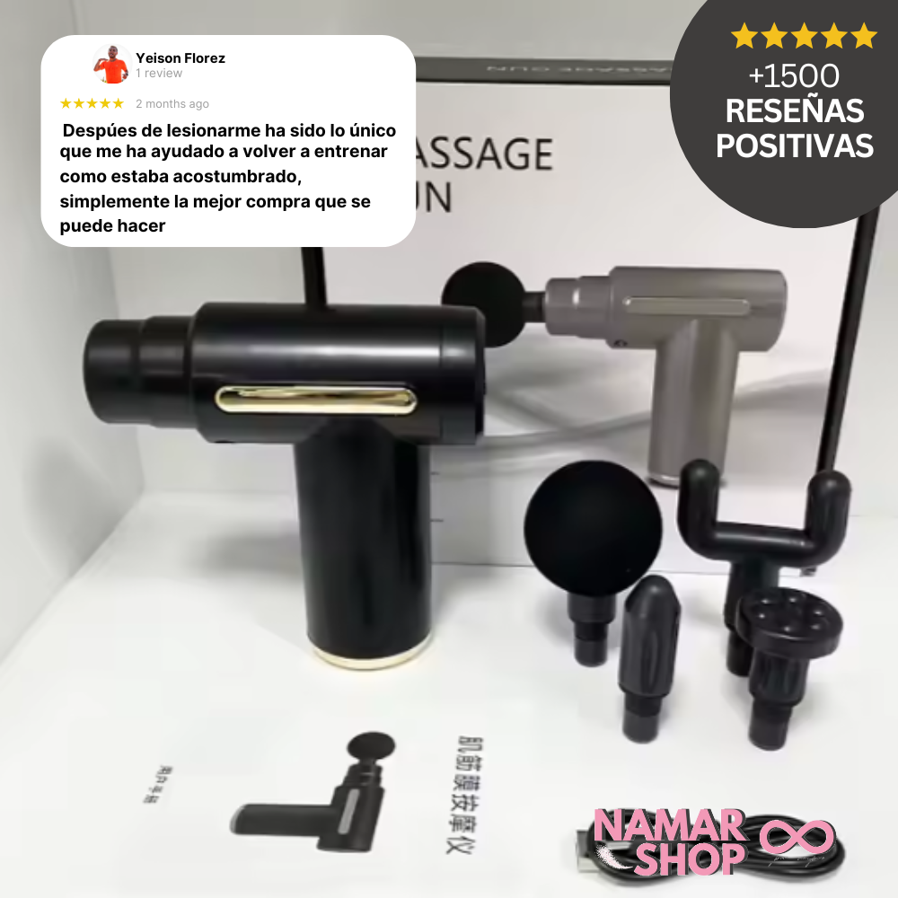 Alivio Muscular Inmediato con la Mini Pistola Masajeadora JY-760