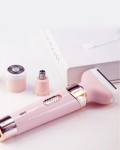 Depiladora Geemy Dama – Kit 4 en 1 🌸💖