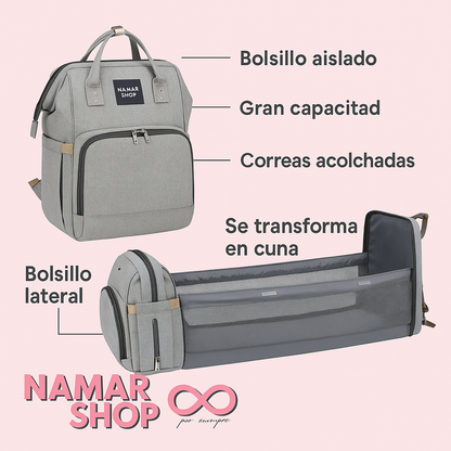 Mochila Pañalera Multifuncional 🤱💖