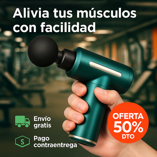 Alivio Muscular Inmediato con la Mini Pistola Masajeadora JY-760