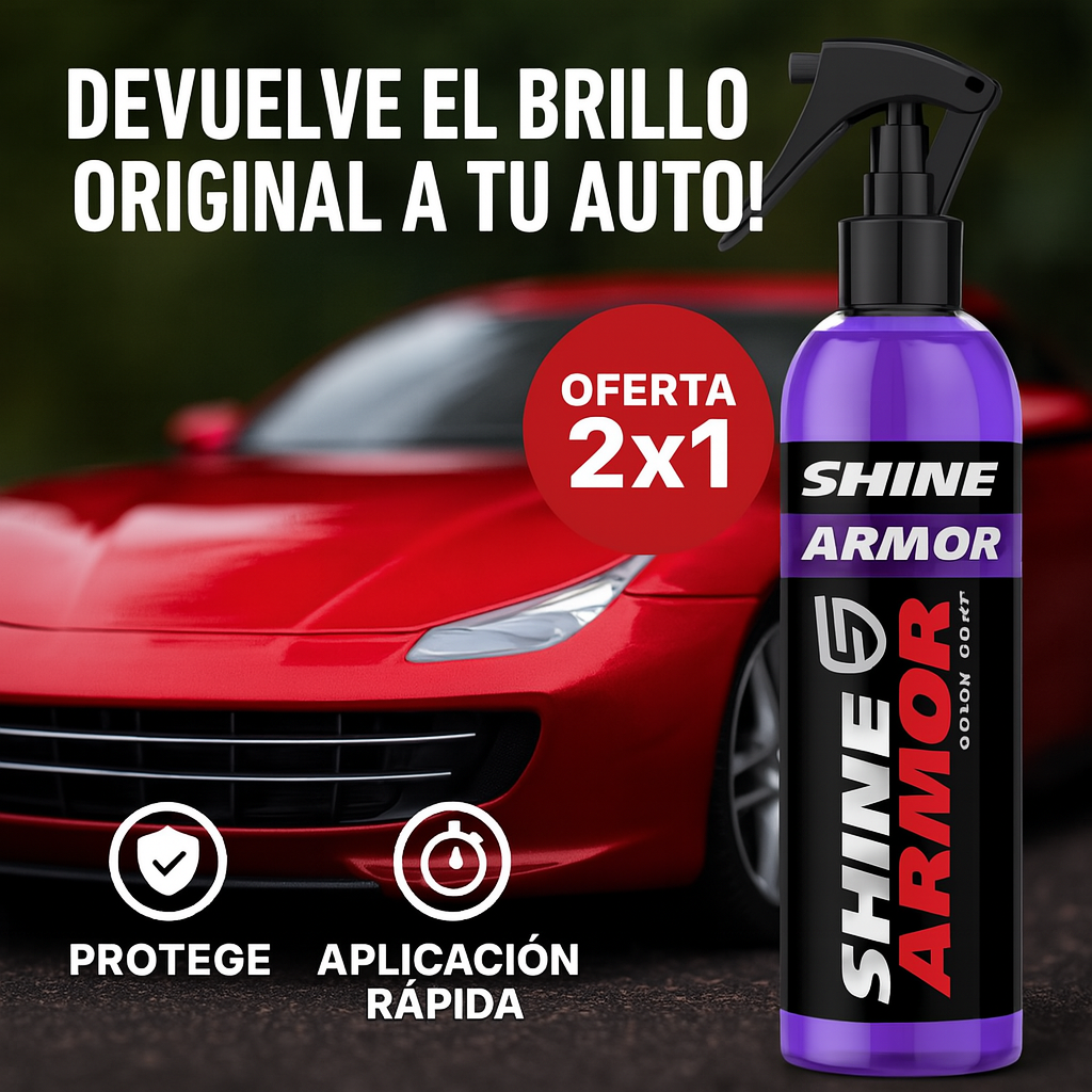 Shine Armor ® Spray Cerámico 3 en 1: Brillo, Protección y Restauración al Instante 💎