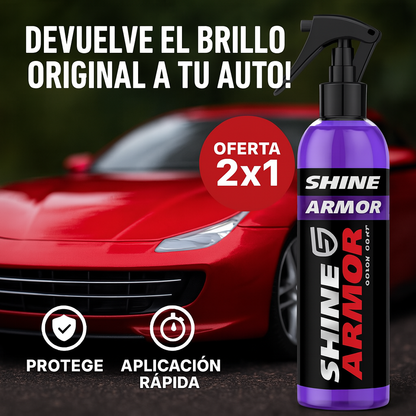 Shine Armor ® Spray Cerámico 3 en 1: Brillo, Protección y Restauración al Instante 💎