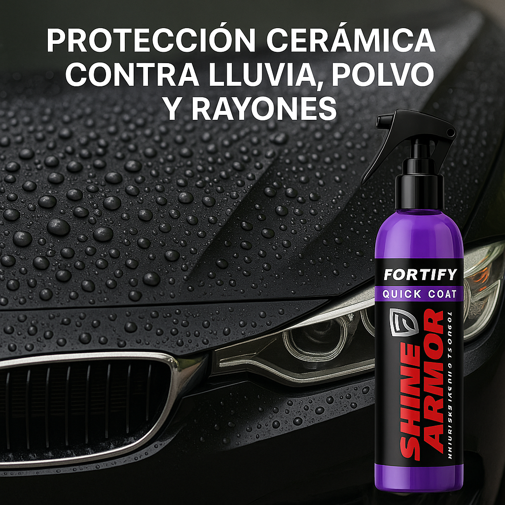 Shine Armor ® Spray Cerámico 3 en 1: Brillo, Protección y Restauración al Instante 💎