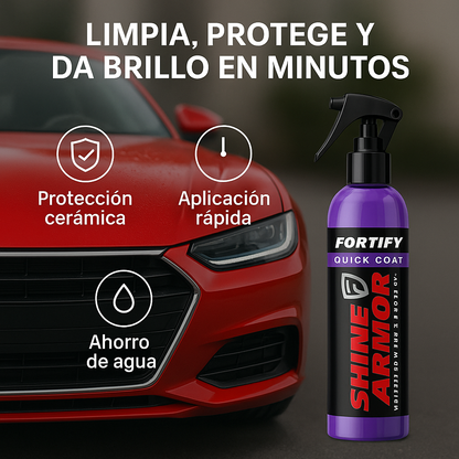 Shine Armor ® Spray Cerámico 3 en 1: Brillo, Protección y Restauración al Instante 💎