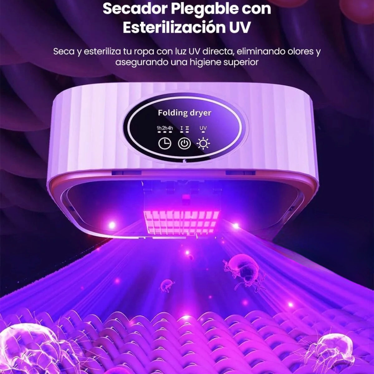 Secador De Ropa Portátil Folding ® - Ropa seca y sin arrugas donde sea