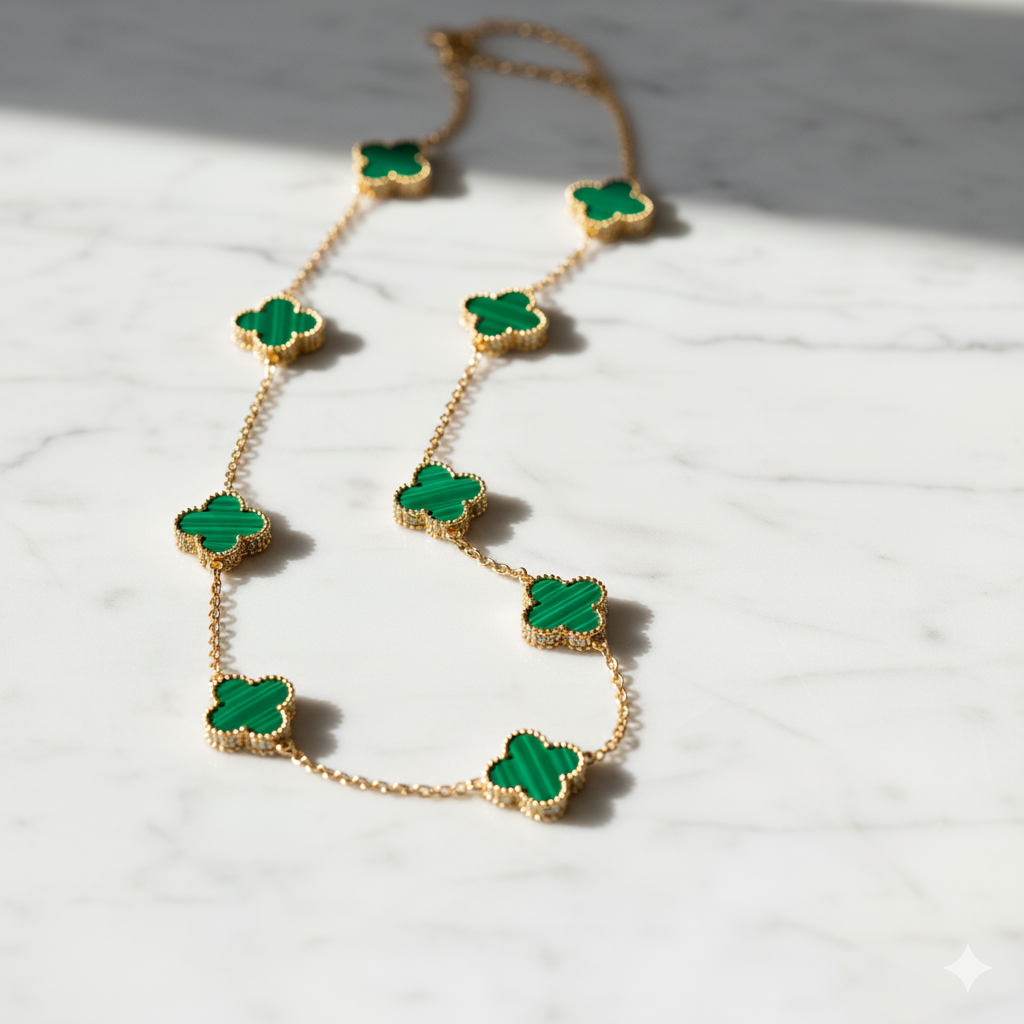 SET TREBOL VAN CLEEF ☘️ (COLLAR + PULSERA ) 💎