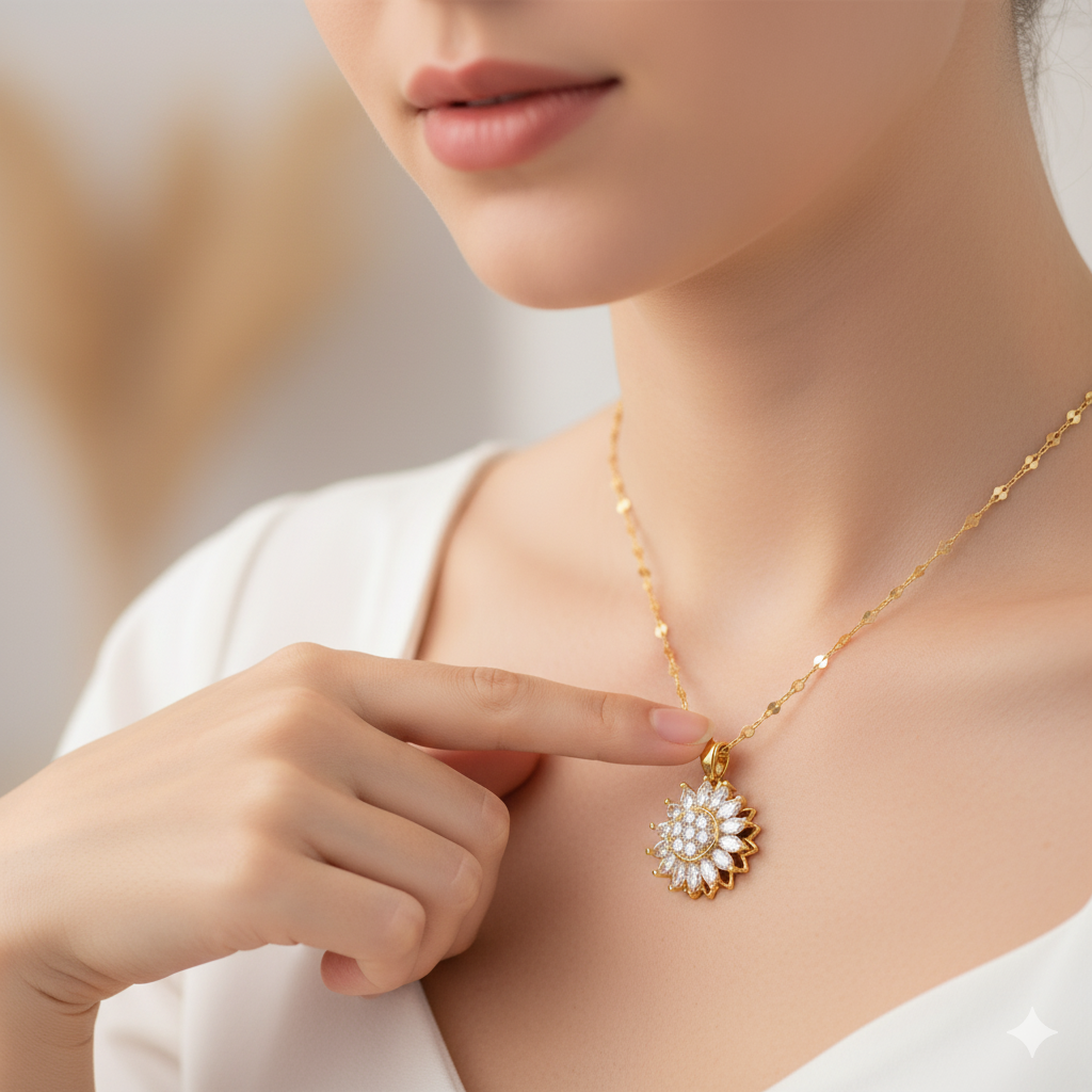 Collar Girasol Giratorio Antiestrés 🌻