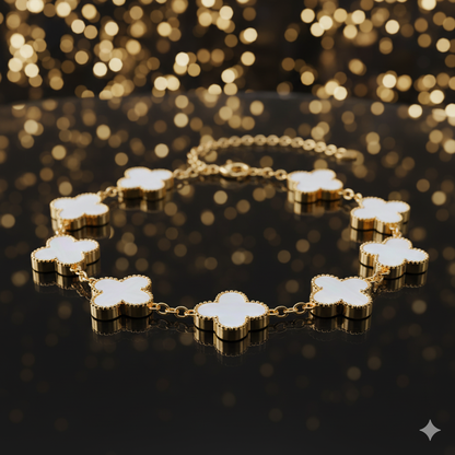 SET TREBOL VAN CLEEF ☘️ (COLLAR + PULSERA ) 💎