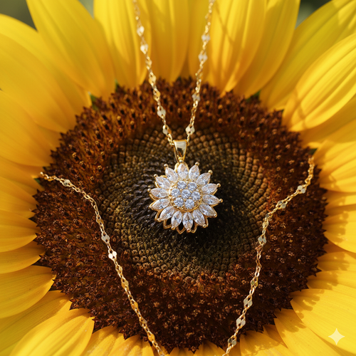 Collar Girasol Giratorio Antiestrés 🌻