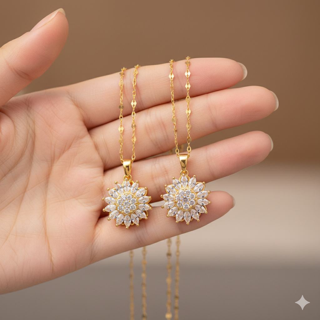 Collar Girasol Giratorio Antiestrés 🌻