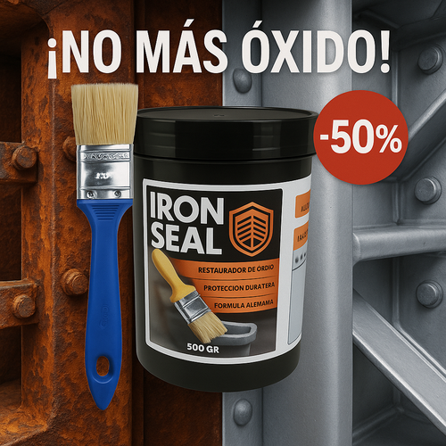 IRON SEAL® - Elimina y previene el Óxido con tecnología Alemana en una sola aplicación