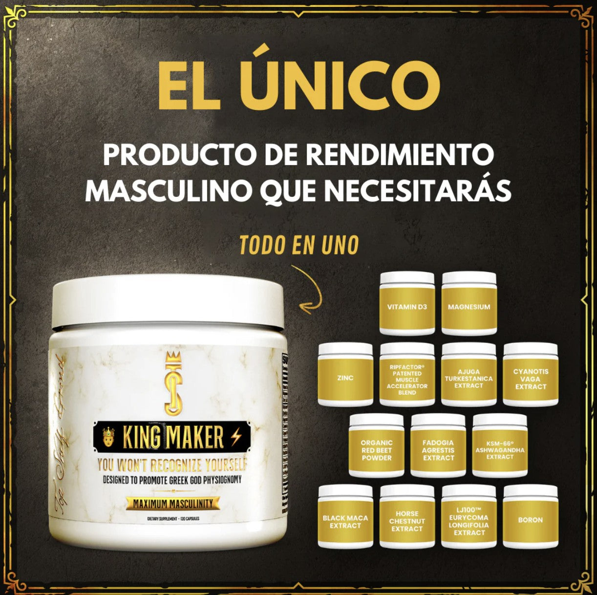 KING MAKER - POTENCIADOR DE TESTOSTERONA