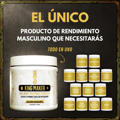 KING MAKER - POTENCIADOR DE TESTOSTERONA