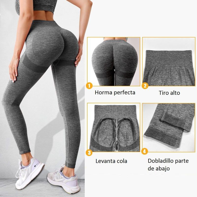 Leggins Push Up- Ajuste Perfecto para Resaltar Tus Curvas 3x2
