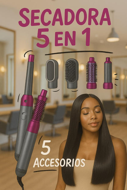 Cepillo secador 5 en 1