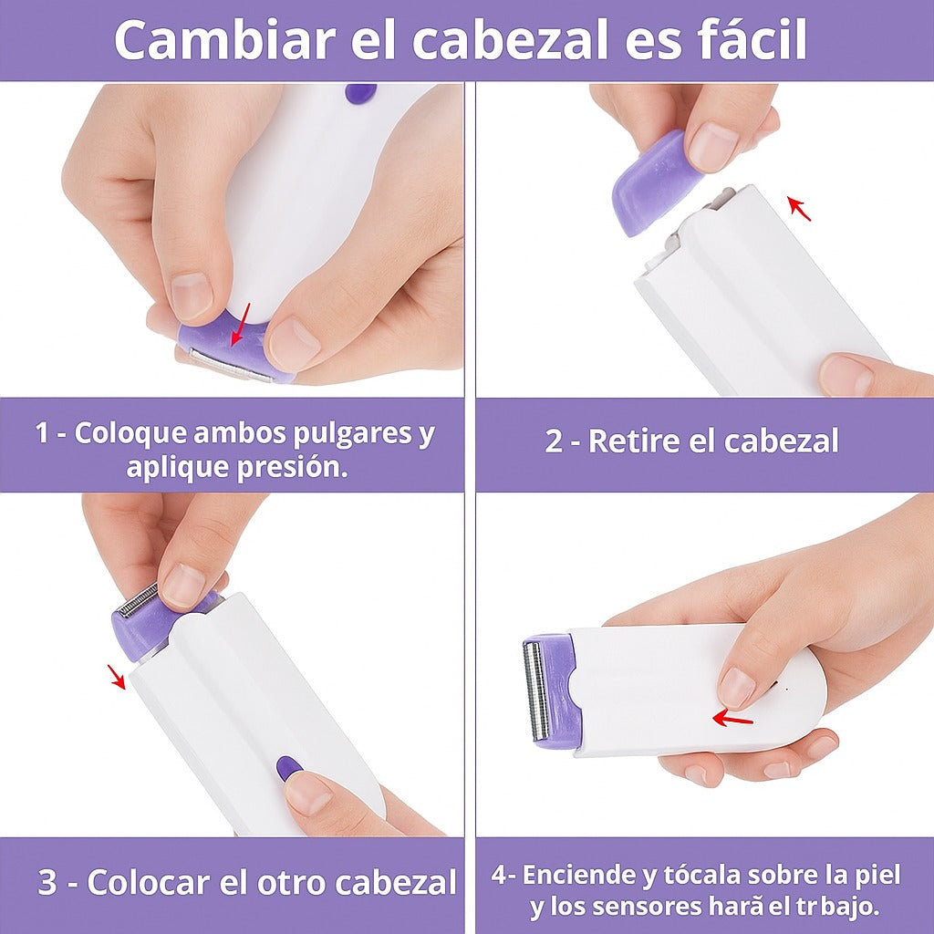 Yes!! Mini Depiladora Eléctrica  ®- Piel de seda sin dolor 💜