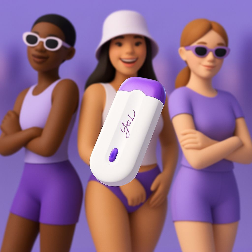 Yes!! Mini Depiladora Eléctrica  ®- Piel de seda sin dolor 💜