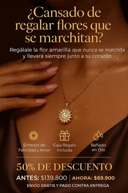 Collar Girasol Giratorio Antiestrés 🌻