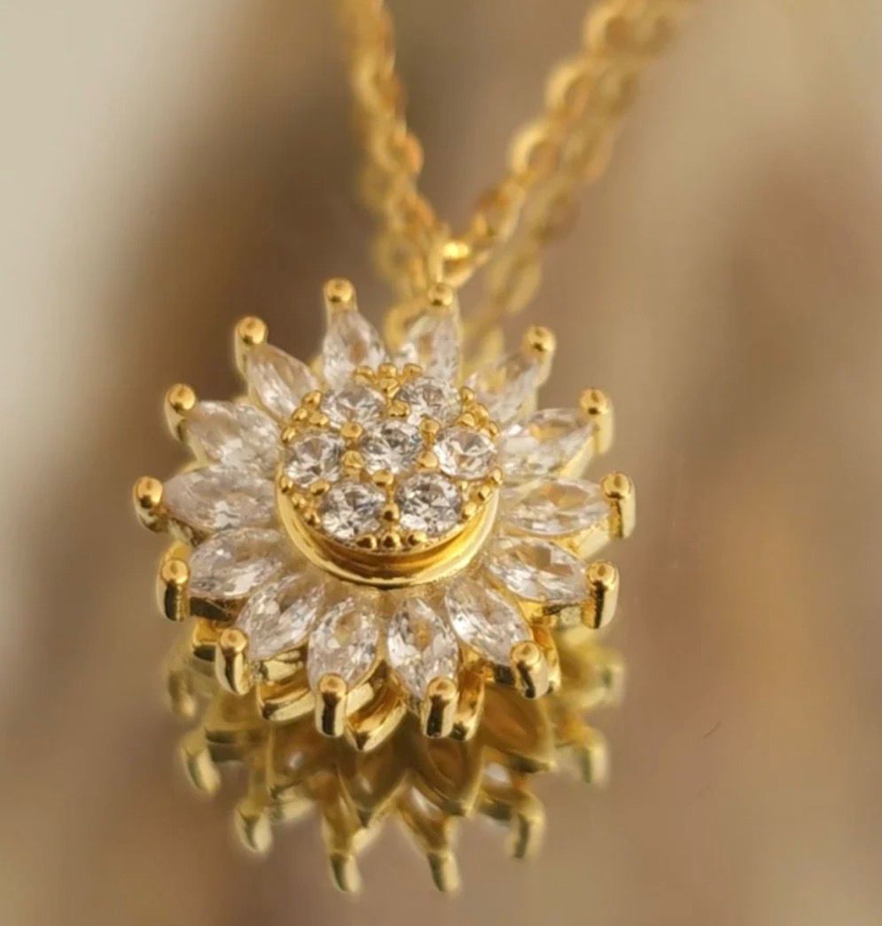 Collar Girasol Giratorio Antiestrés 🌻
