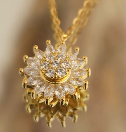 Collar Girasol Giratorio Antiestrés 🌻
