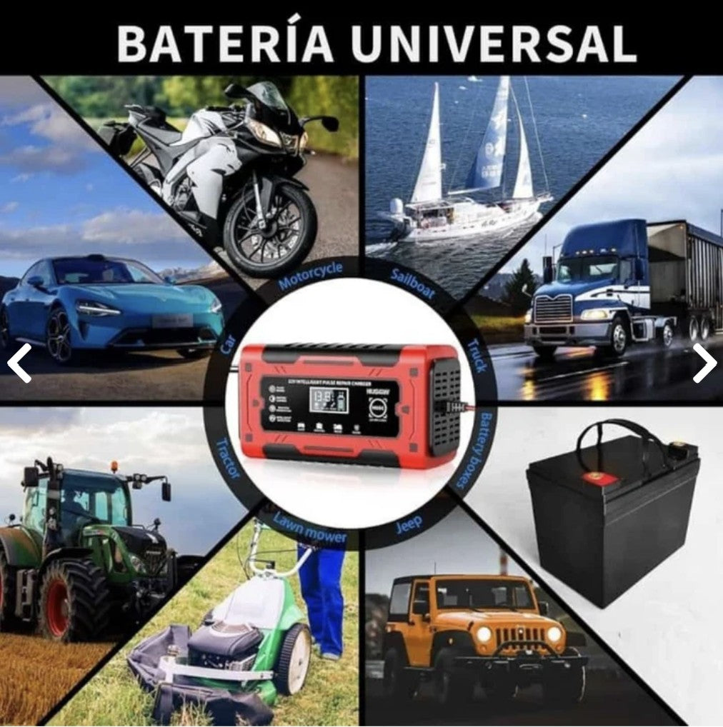 🧲🔋Cargador Inteligente de Batería TK-300 12V / 6A – Alta Precisión para Autos, Motos y más 🚗⚡