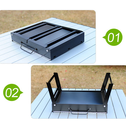 Asador Portátil Plegable – Parrilla Premium para cualquier Aventura 🍖🥩